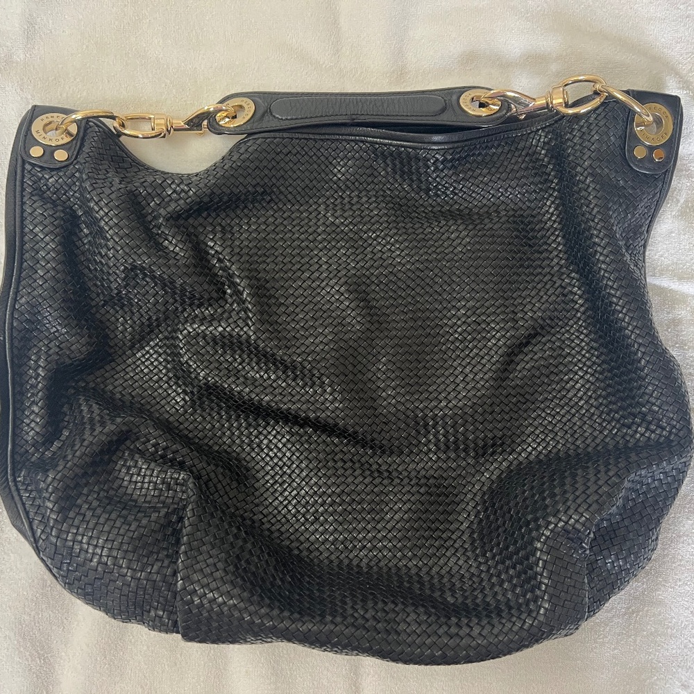 Rebecca Minkoff Large Leather Hobo Shoulder Bag – Black